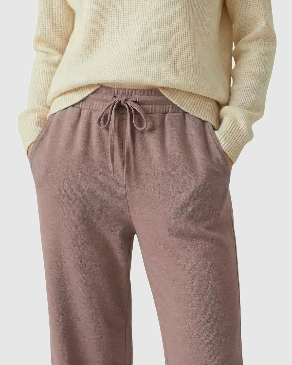 Bump Society – The Comfort Collection: Waffle Knit Wide-Leg Maternity Pants