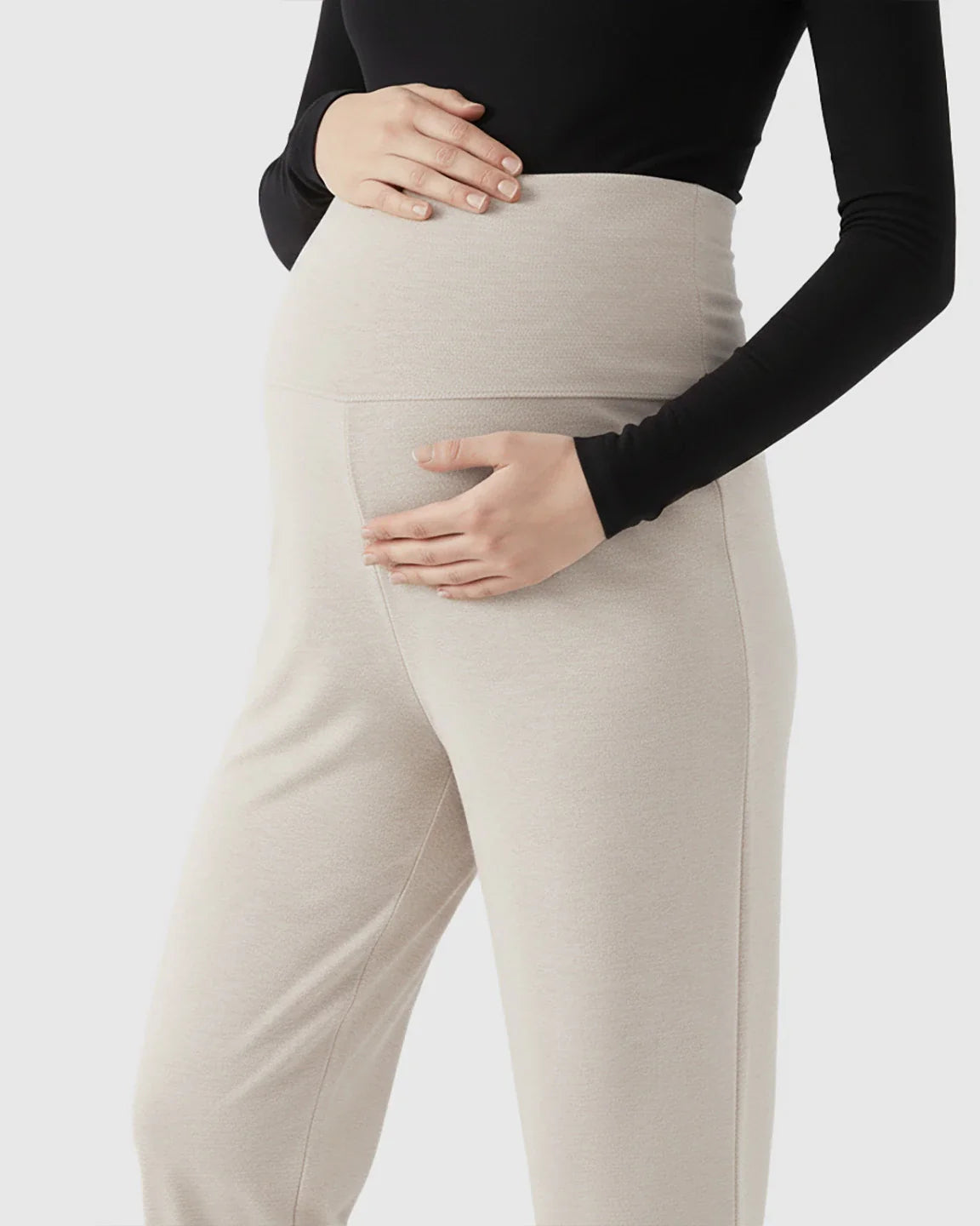 Bump Society – The Comfort Collection: Soft Fleece Wide Leg Maternity Pants