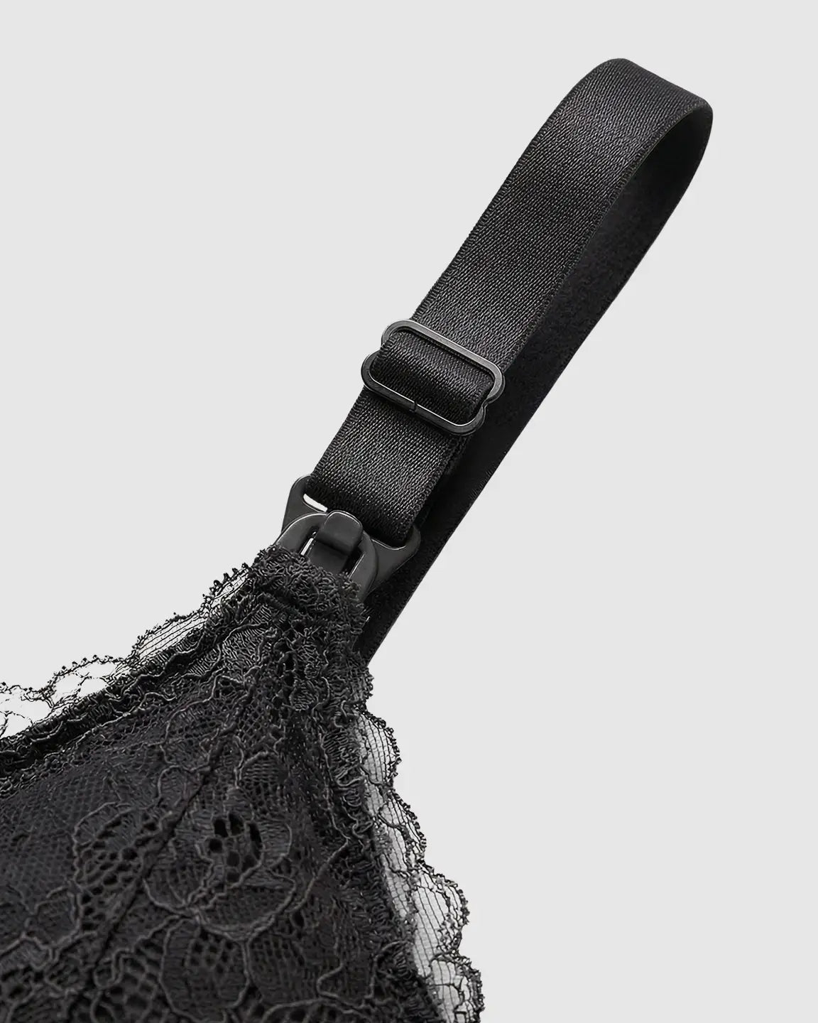 Bump Society – The Nursing Collection: Wire-Free Embroidered Lace Nursing Bra