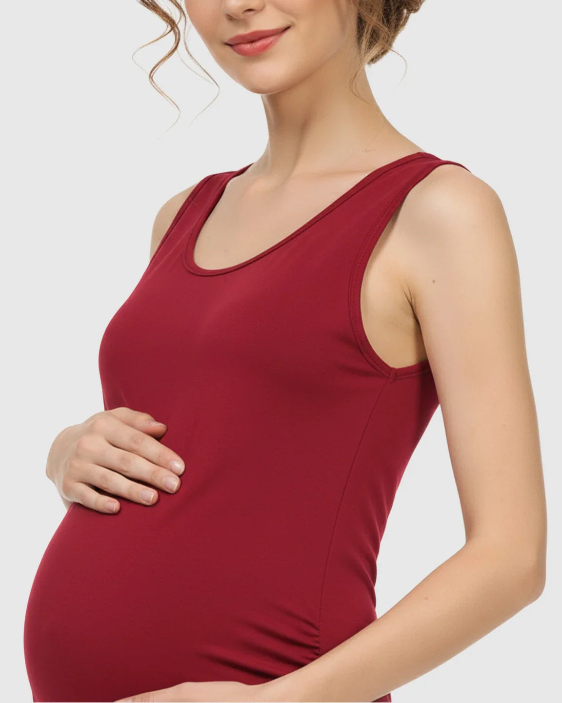 Bump Society – The Comfort Collection: Modal-Blend Tank Fitted Dress