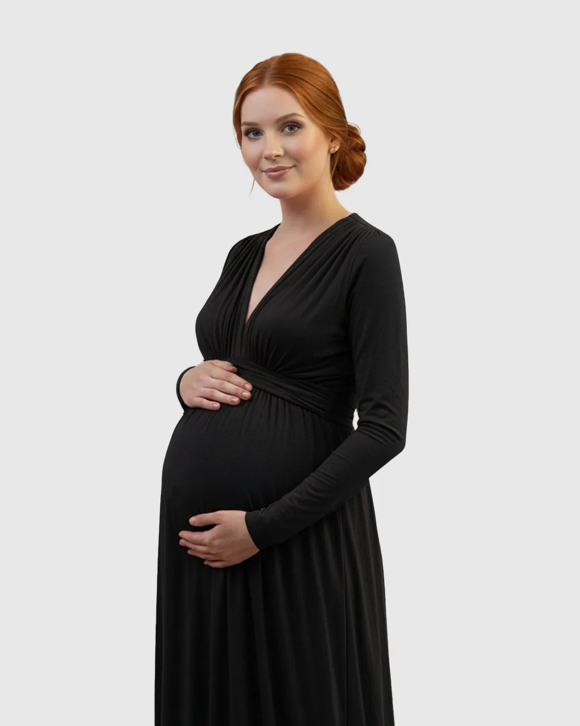 Bump Society – The Comfort Collection: Empire Waist Romantic Style Maternity Photography Gown