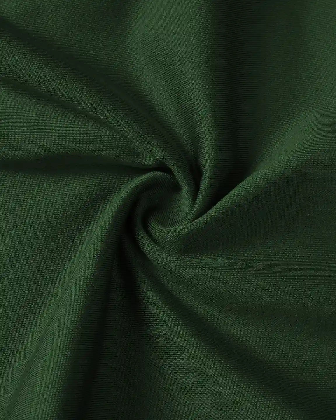 Close-up of dark green, stretchy, supportive slim-fitting maternity jogger fabric with a gentle swirl.