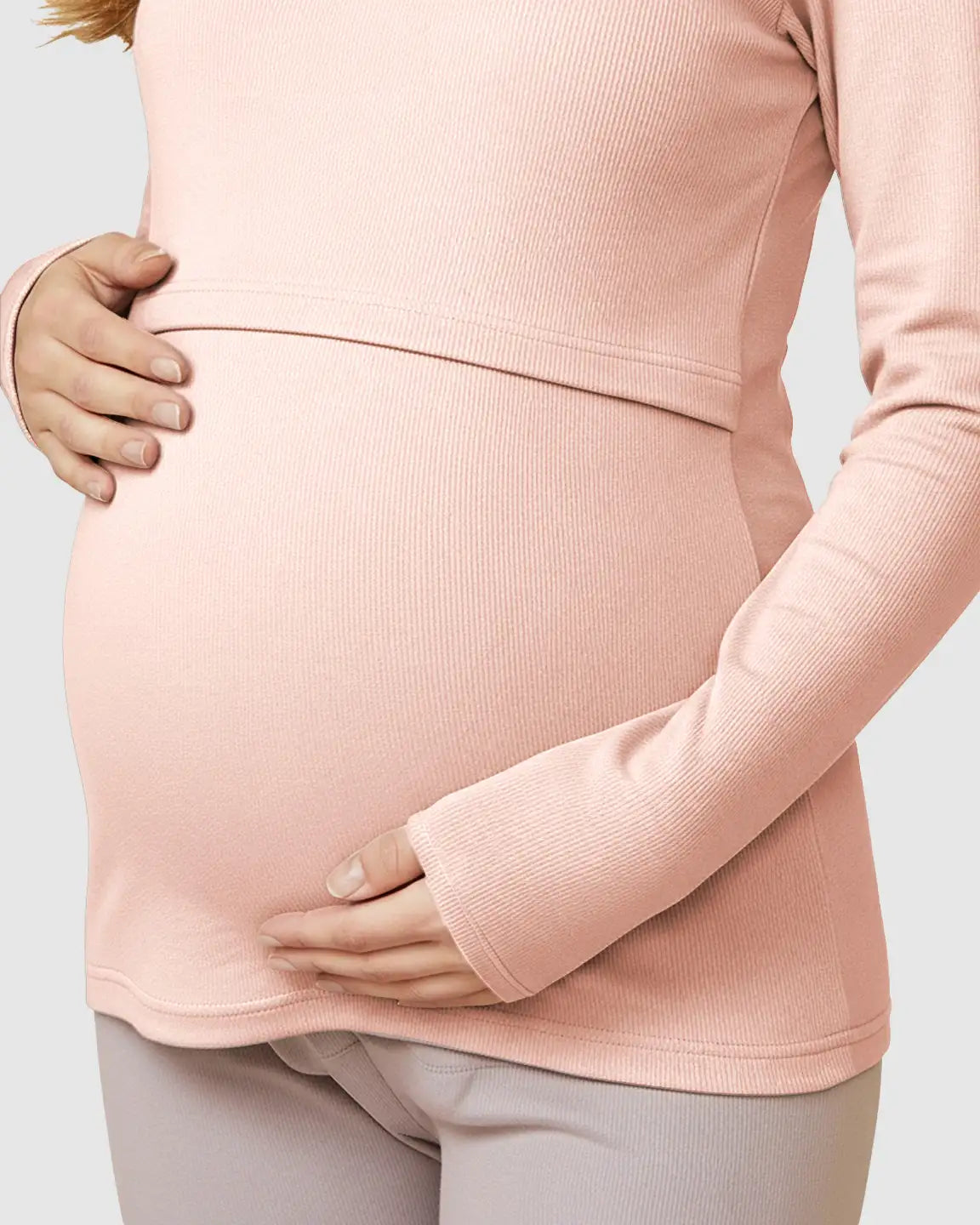 Bump Society – The Nursing Collection: Nursing Access Long Sleeve Thermal Pajama Set