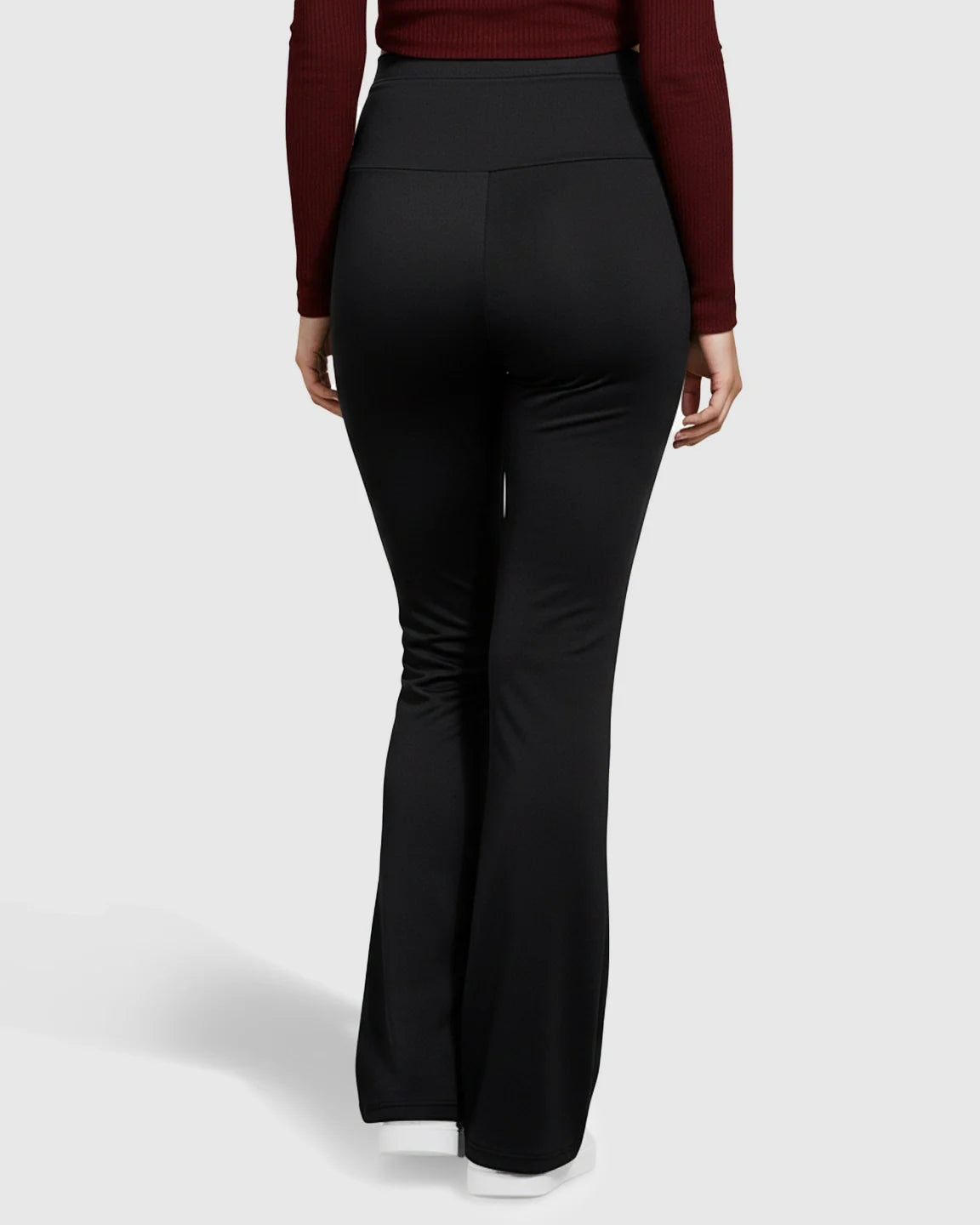 Bump Society – The Comfort Collection: Crossover Waist Flared Maternity Pants