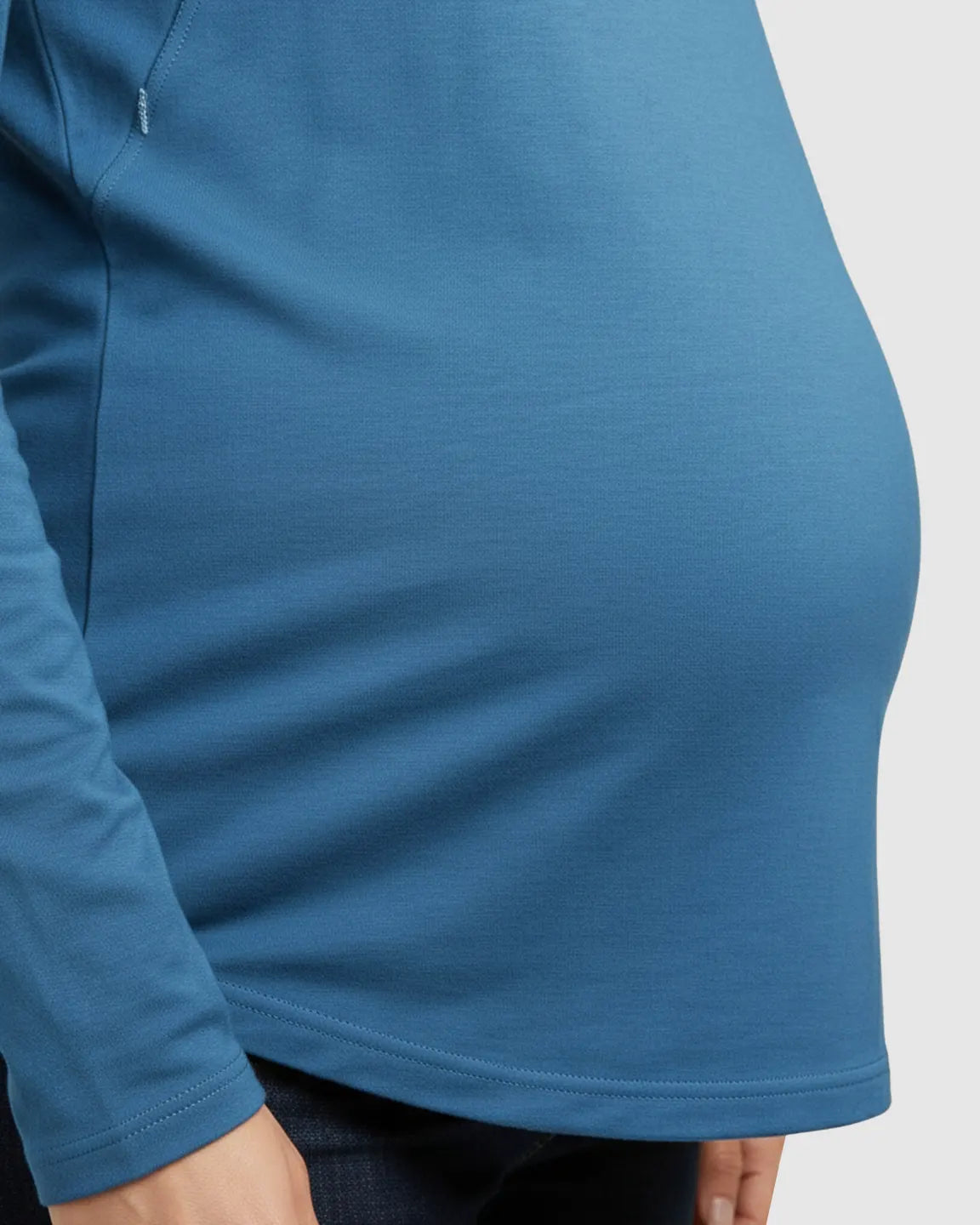 The Nursing Collection: Side-Zip Nursing Access Everyday Maternity Top