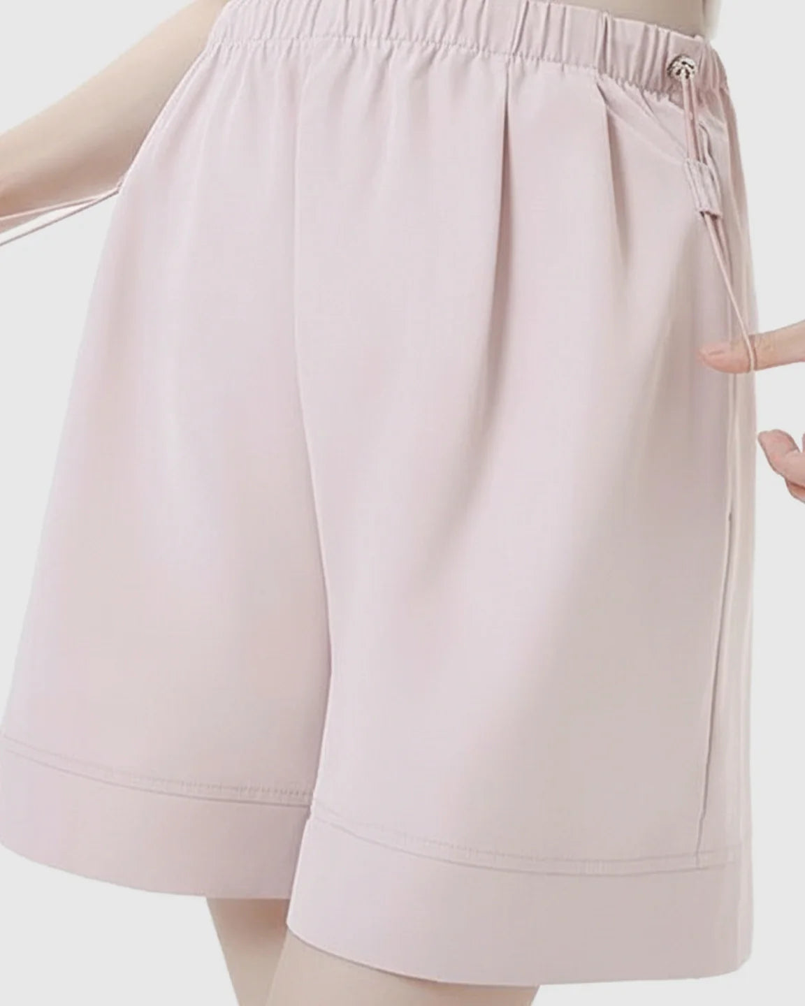 Bump Society – The Comfort Collection: Pocketed Side Drawstring Maternity Shorts