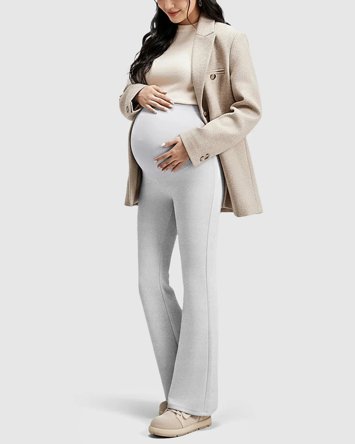 The Support Collection  High-Waist Belly Support Maternity Pants