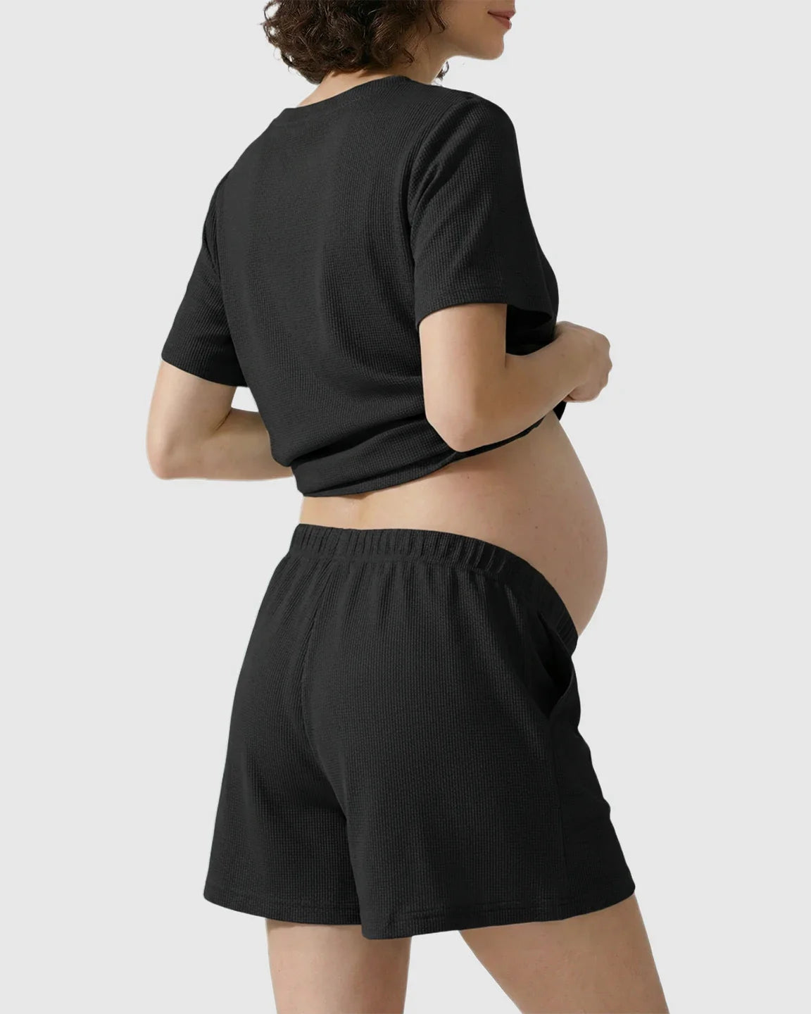 Bump Society – The Nursing Collection: Discreet-Zip Relaxed Nursing & Maternity Lounge Set