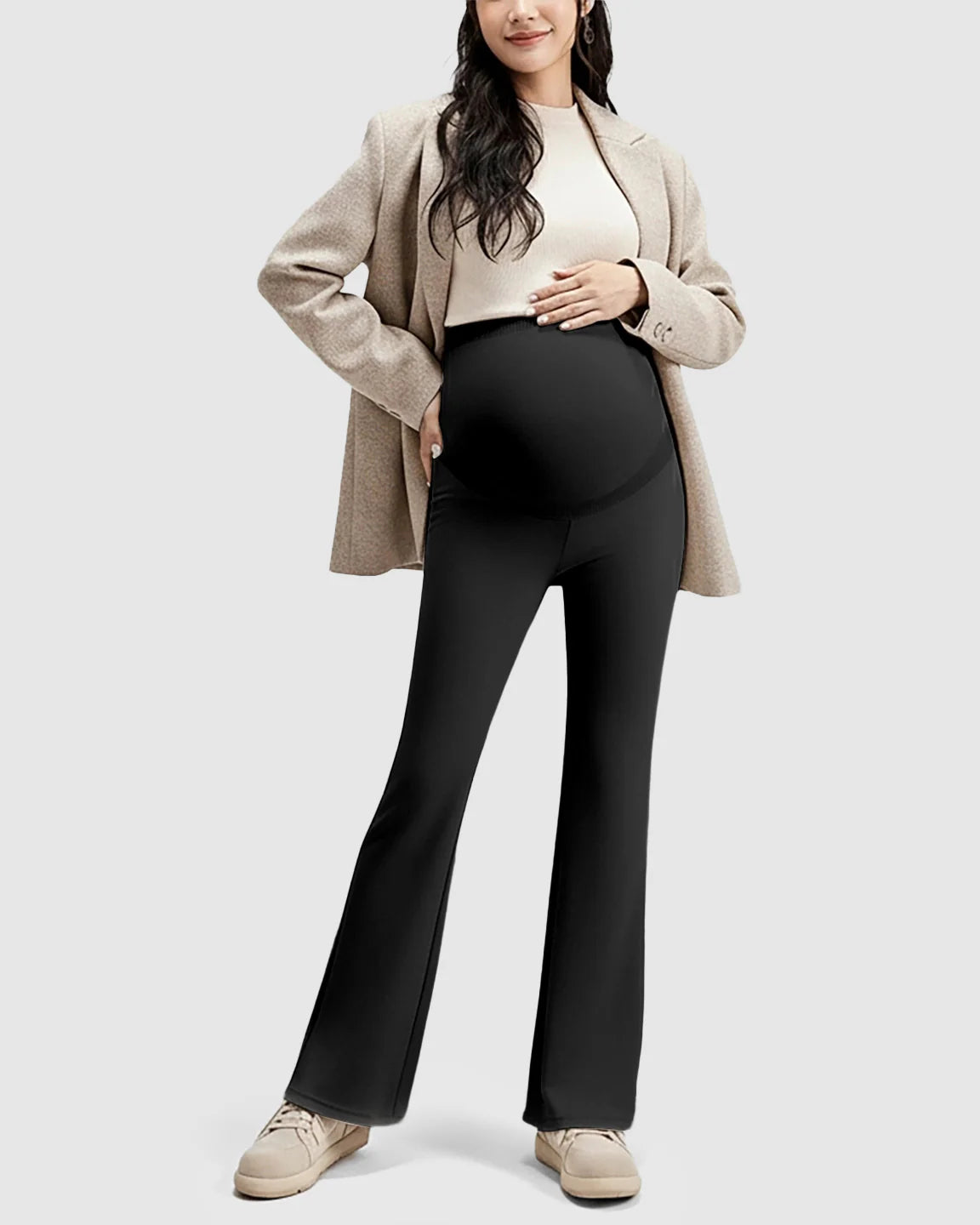 The Support Collection  High-Waist Belly Support Maternity Pants