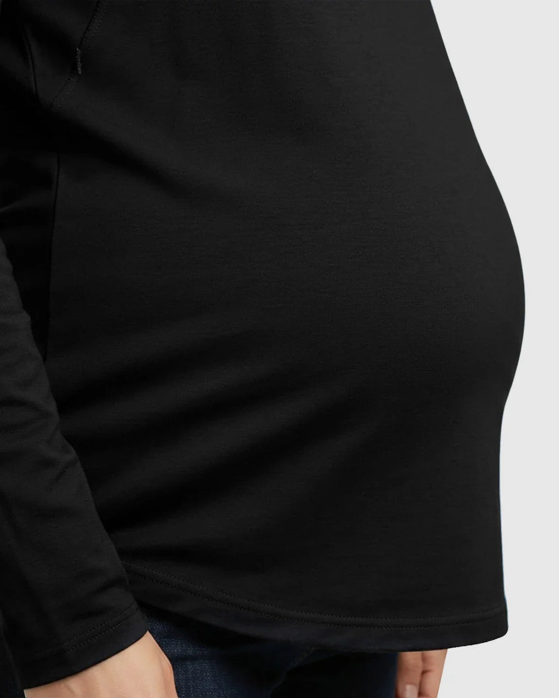 The Nursing Collection: Side-Zip Nursing Access Everyday Maternity Top