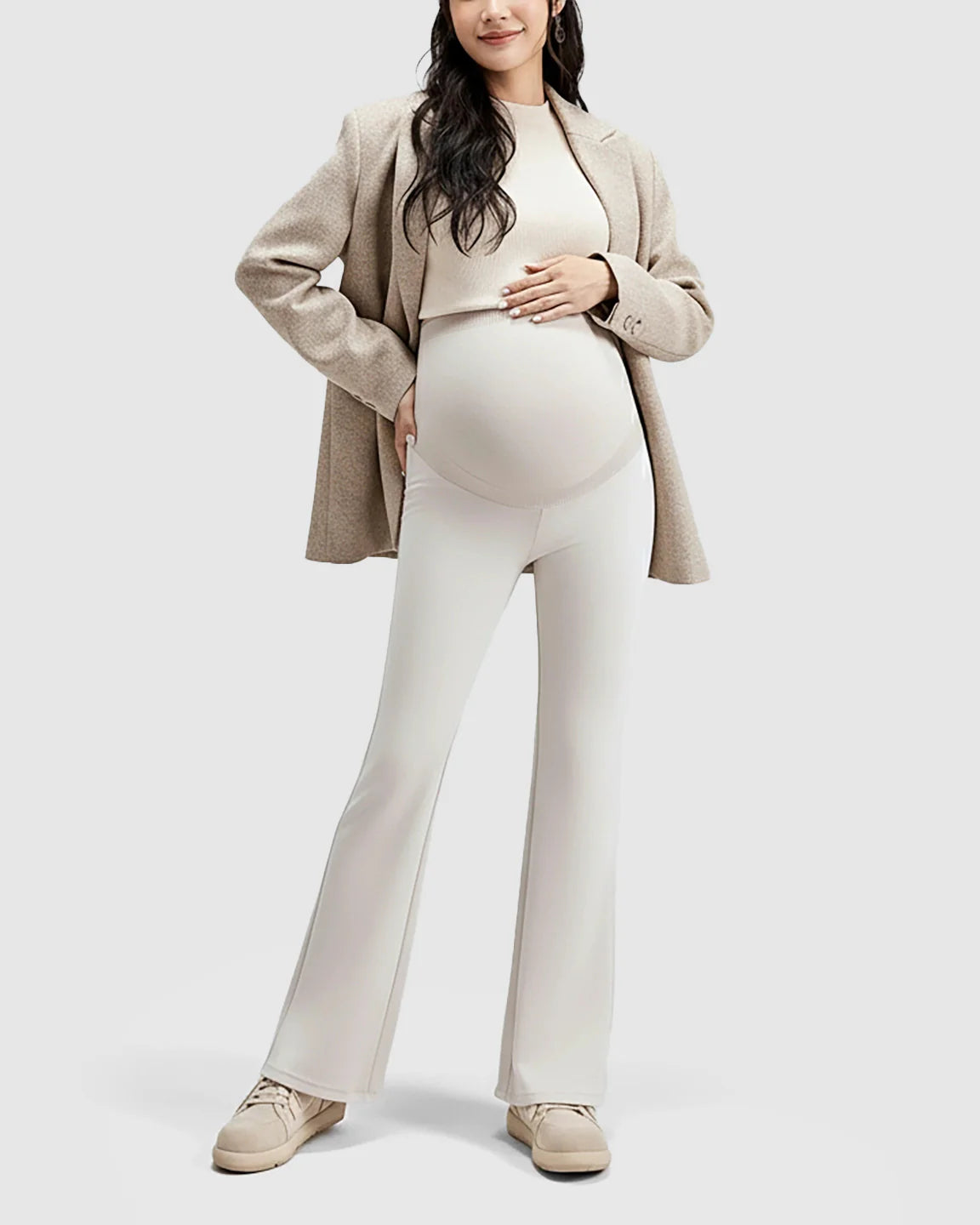 The Support Collection  High-Waist Belly Support Maternity Pants