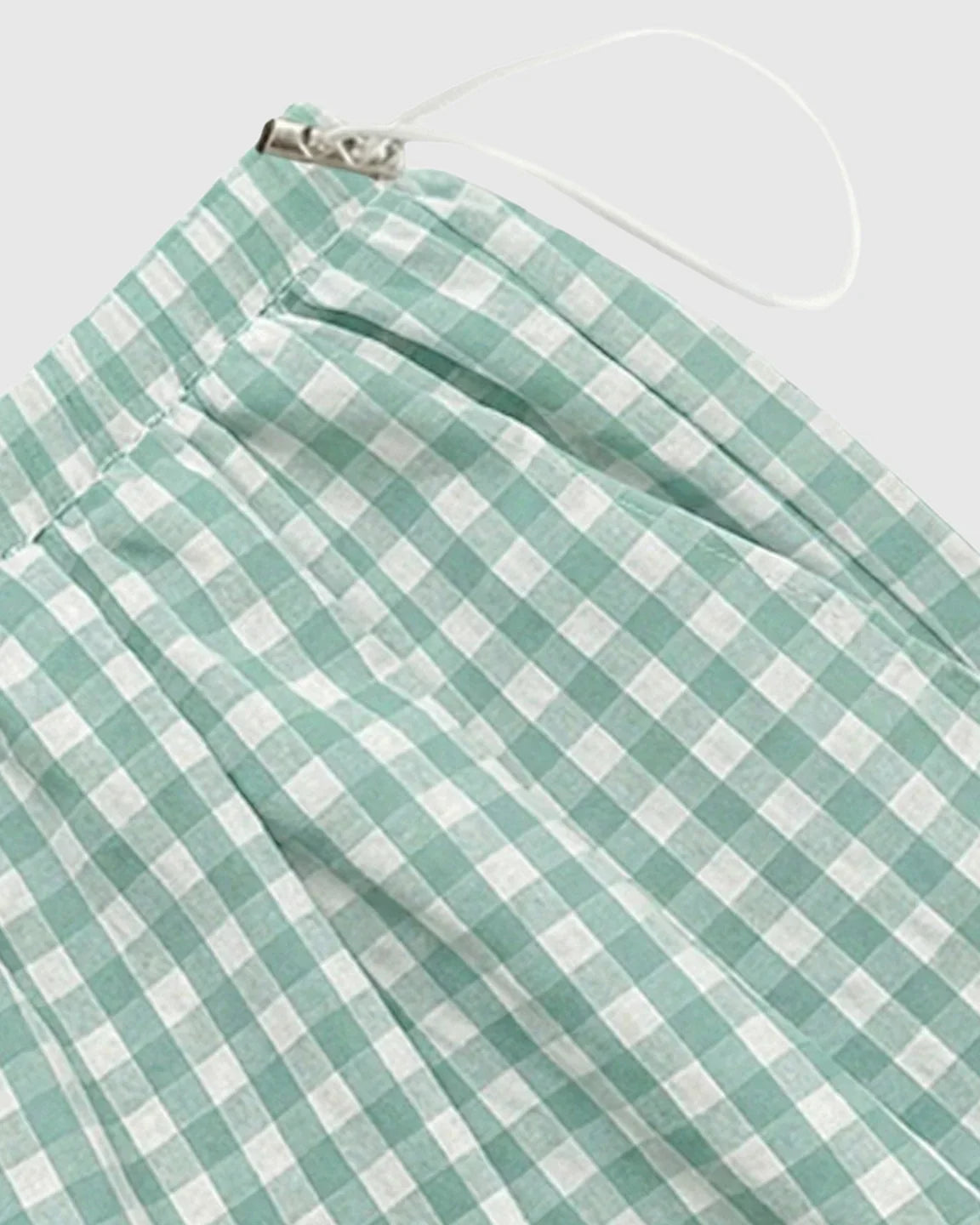 Bump Society – The Comfort Collection: Plaid Print Wide Leg Maternity Trousers