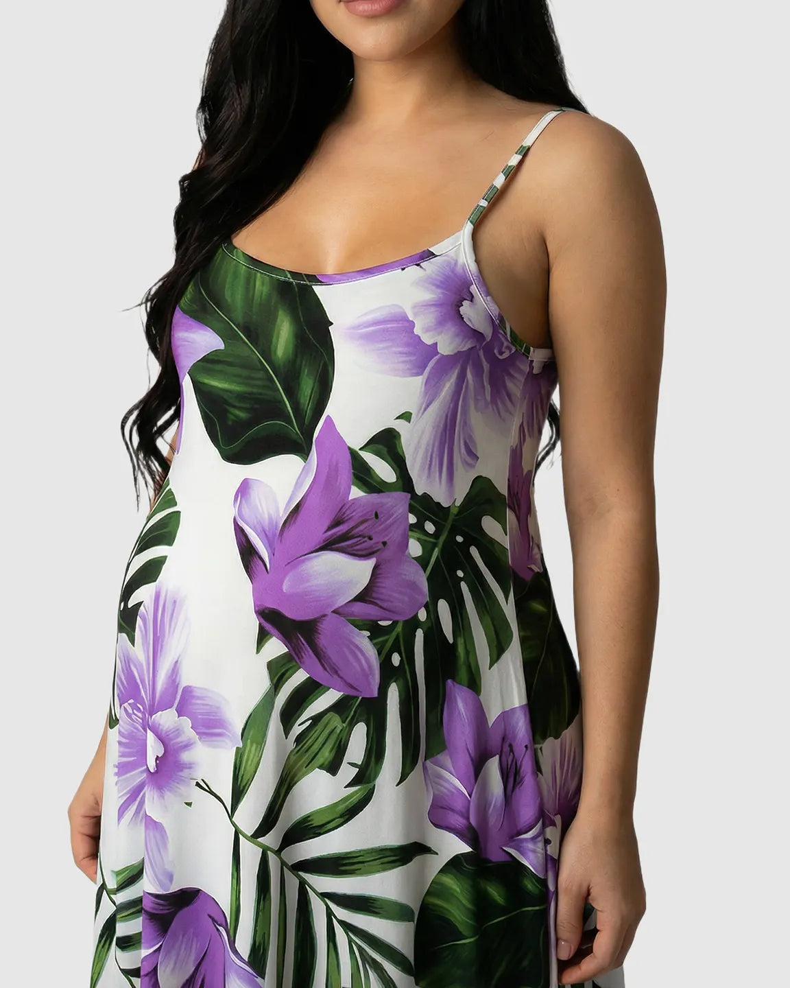 Bump Society – The Comfort Collection: Spaghetti Strap Casual Maternity Maxi Dress
