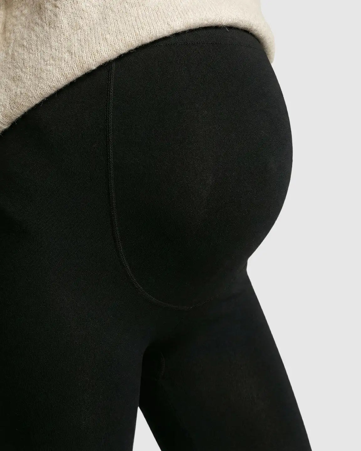 Bump Society – The Support Collection: High-Waist Belly Support Footless Design Maternity Leggings