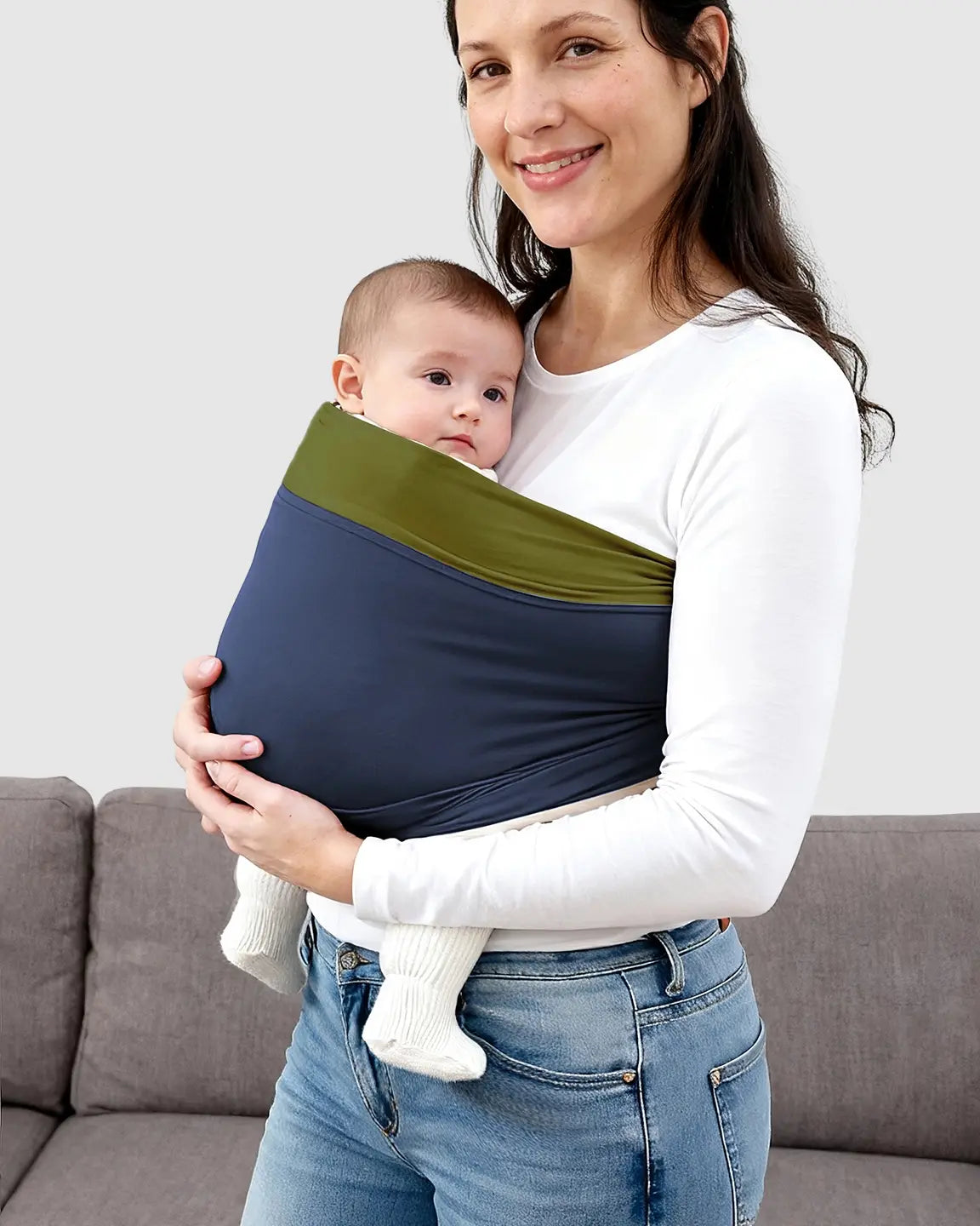 Bump Society – The Comfort Collection: Breathable Modal Infant Wrap Carrier