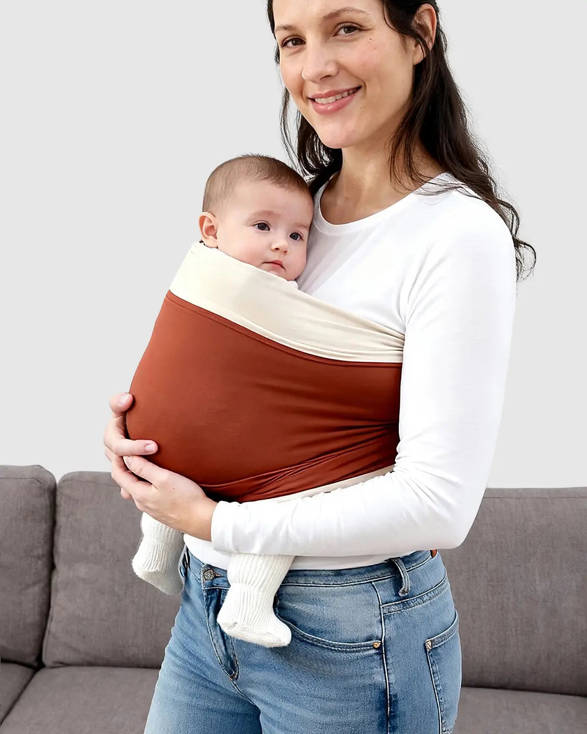 Bump Society – The Comfort Collection: Breathable Modal Infant Wrap Carrier