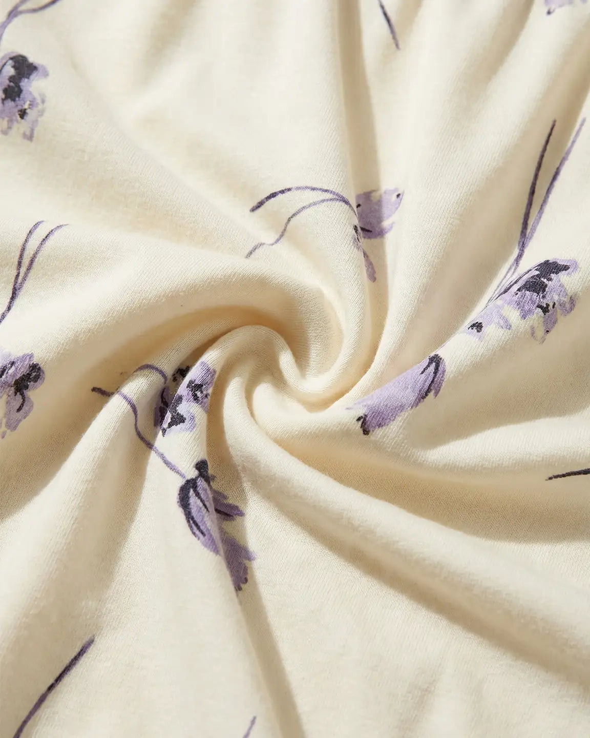 Bump Society – The Comfort Collection: Lavender Floral Built-In Bra Maternity Cami Nightdress