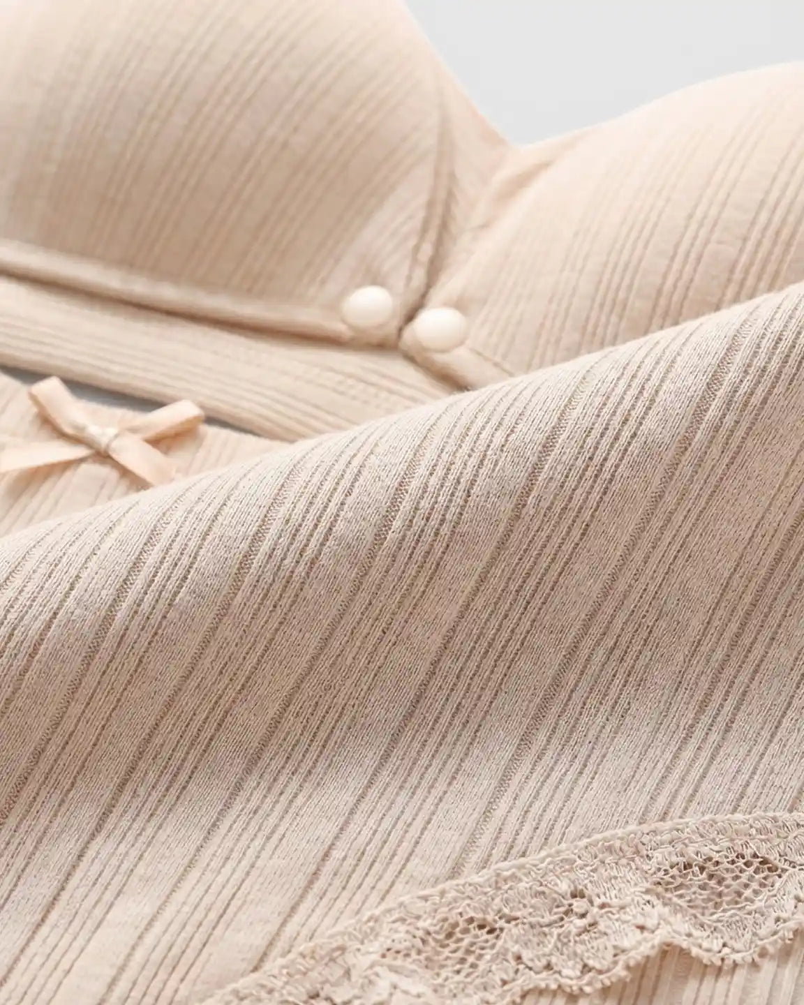 Bump Society – The Nursing Collection: Wire-Free Breathable High-Waist Maternity Nursing Bra & Panty Set