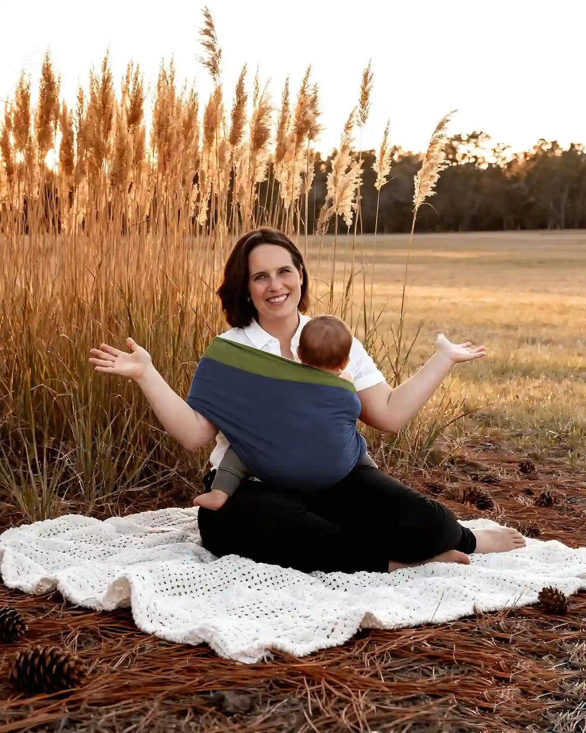 Bump Society – The Comfort Collection: Breathable Modal Infant Wrap Carrier