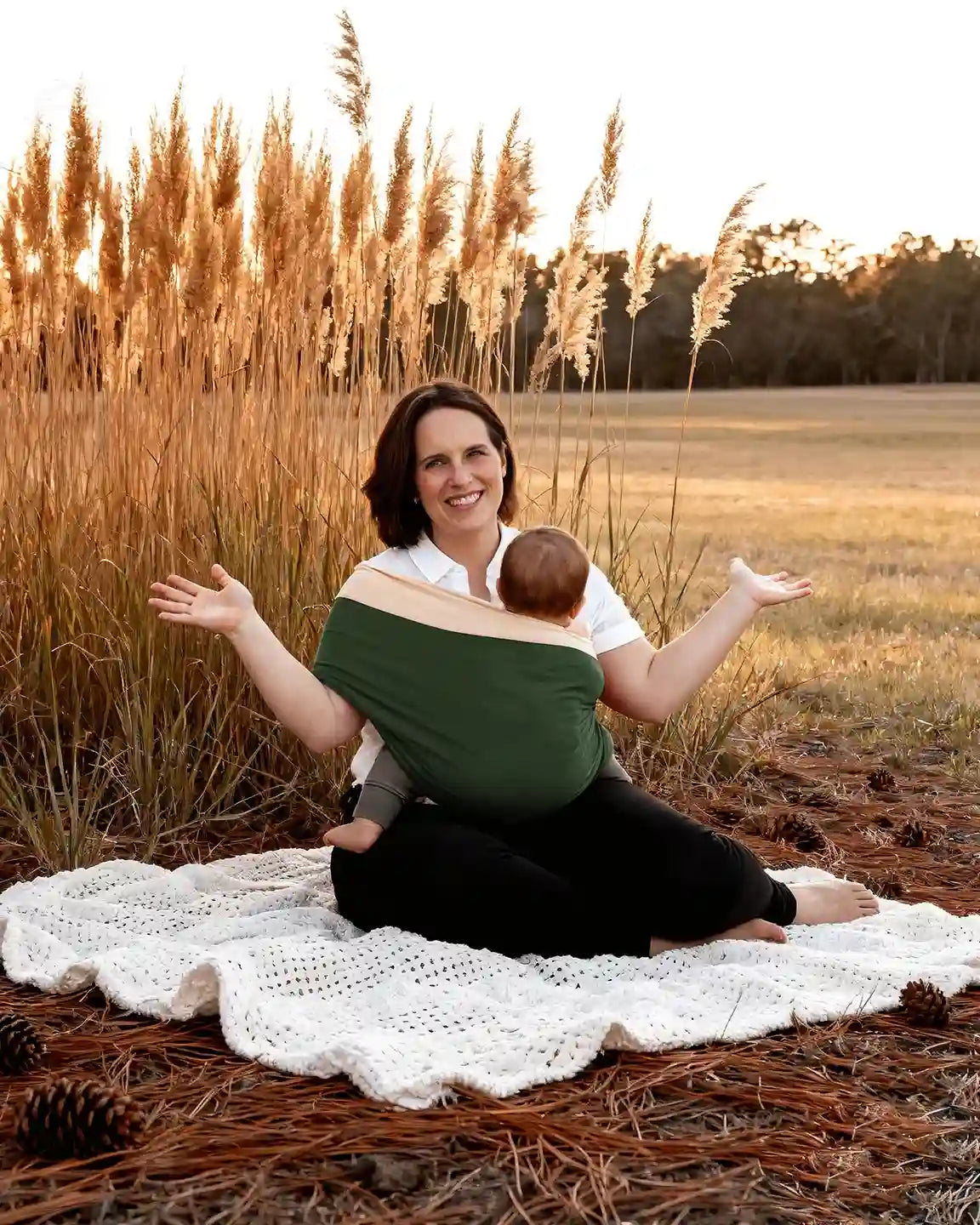 Bump Society – The Comfort Collection: Breathable Modal Infant Wrap Carrier