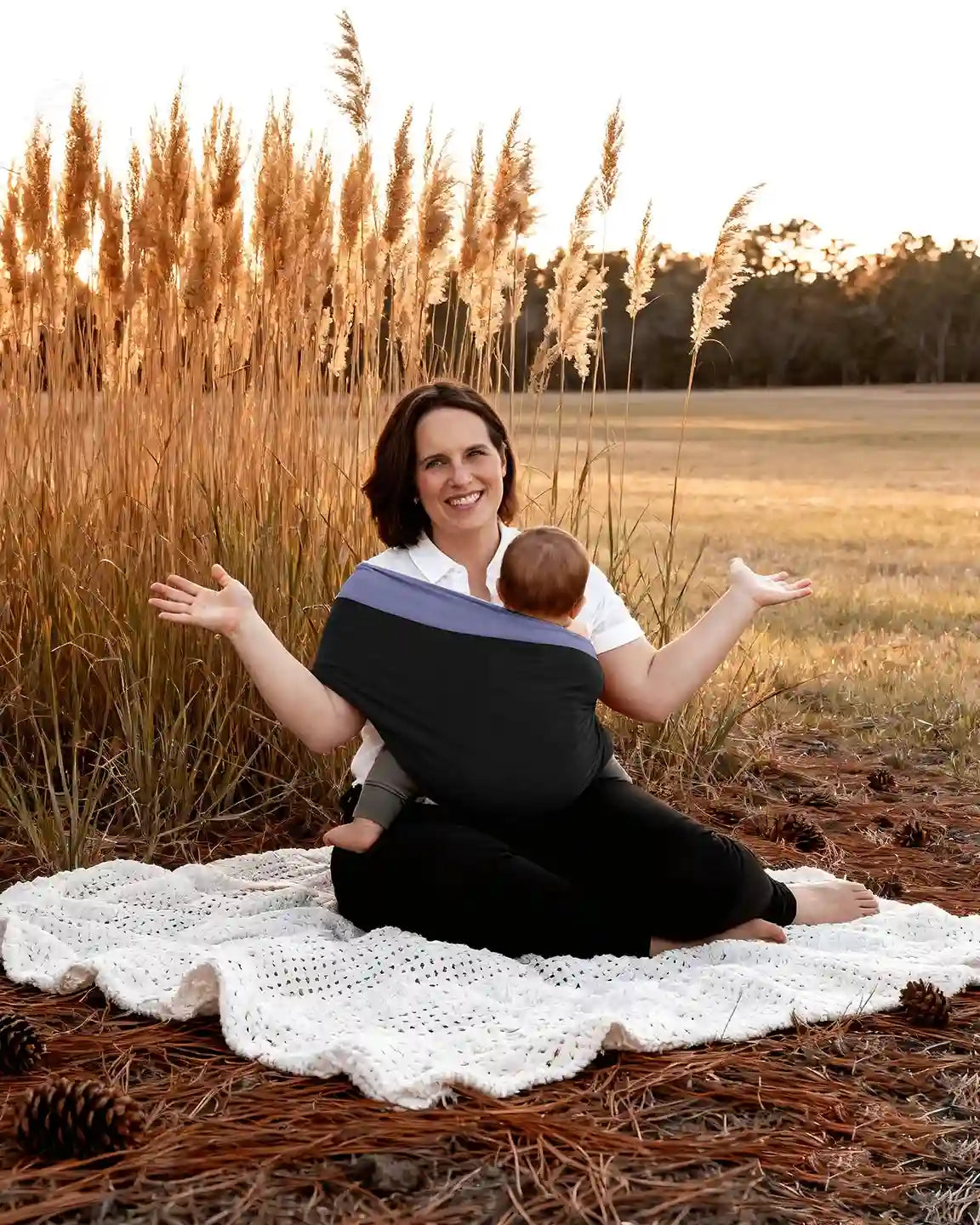 Bump Society – The Comfort Collection: Breathable Modal Infant Wrap Carrier