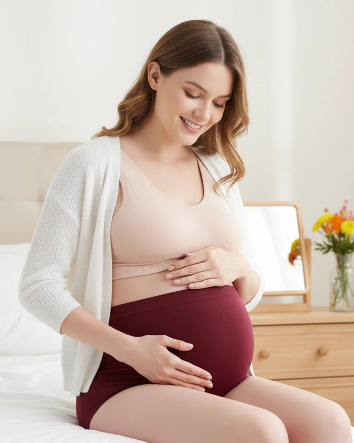 Bump Society – The Comfort Collection: Soft Seamless High Waist Maternity Panties