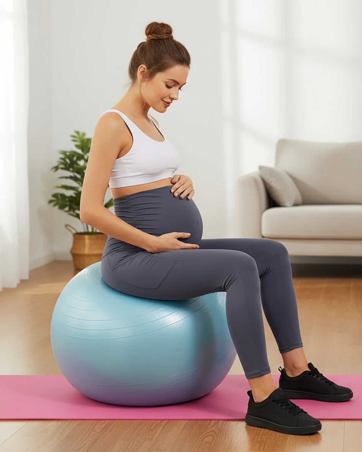 The Support Collection  High-Elastic Support Activewear Maternity Leggings