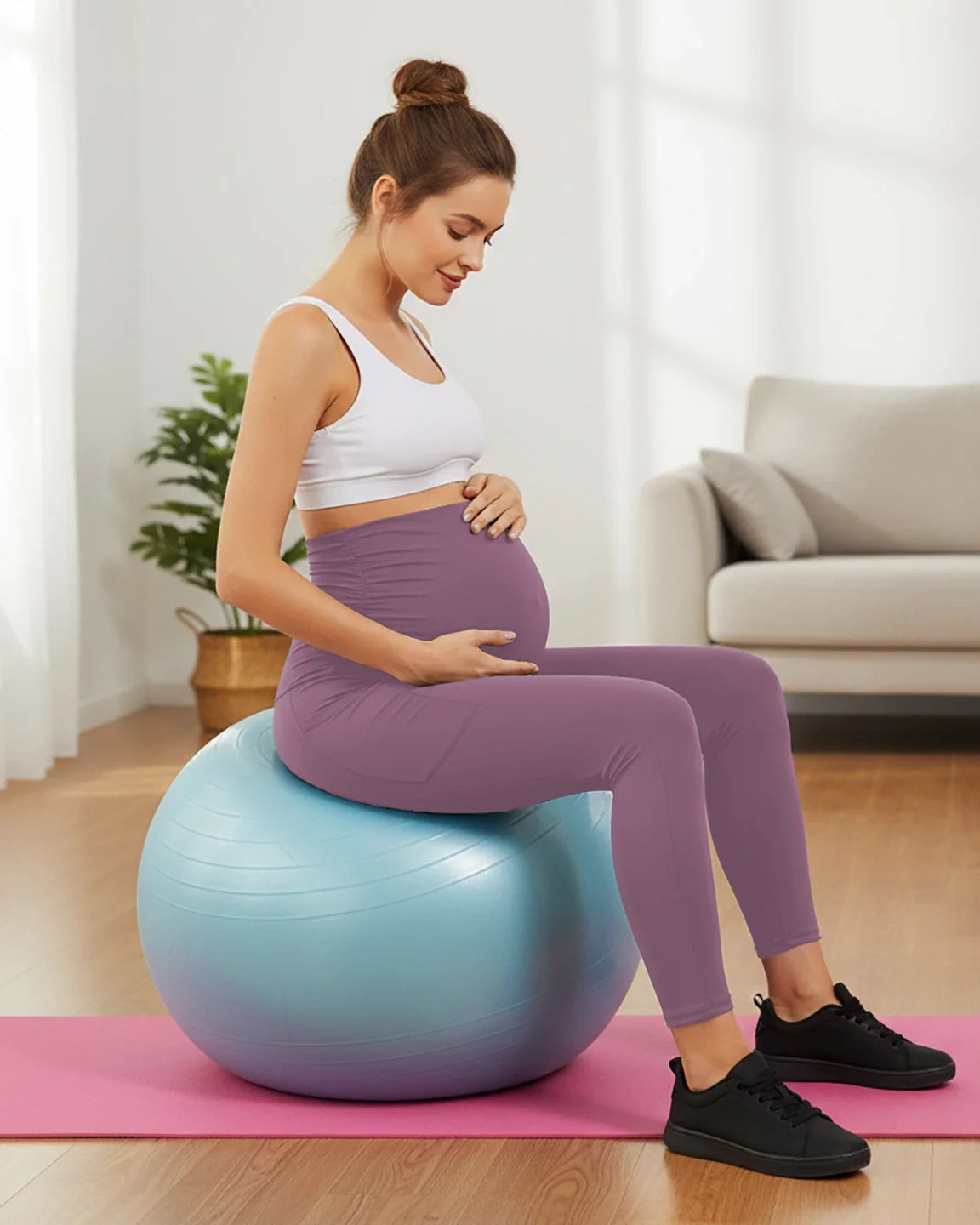 The Support Collection  High-Elastic Support Activewear Maternity Leggings