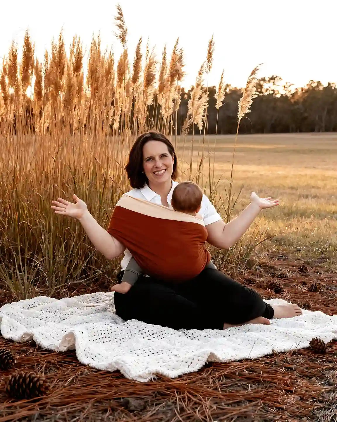 Bump Society – The Comfort Collection: Breathable Modal Infant Wrap Carrier