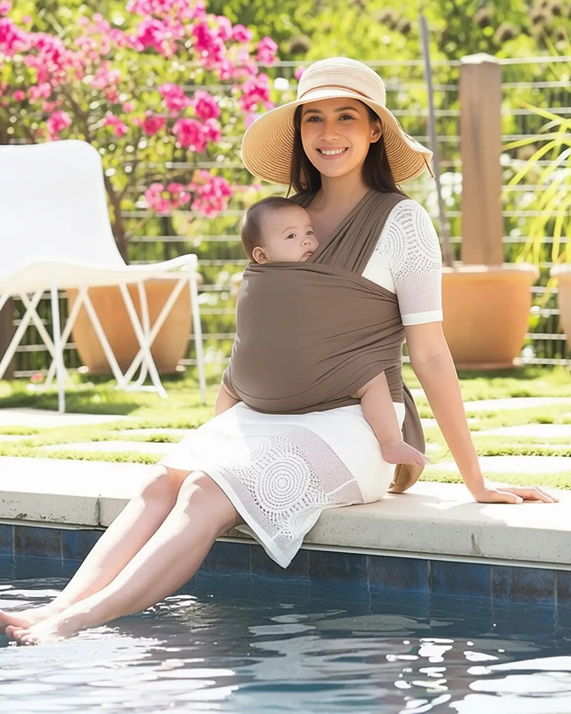 Bump Society – The Comfort Collection: Skin-to-Skin Adjustable Baby Wrap Carrier
