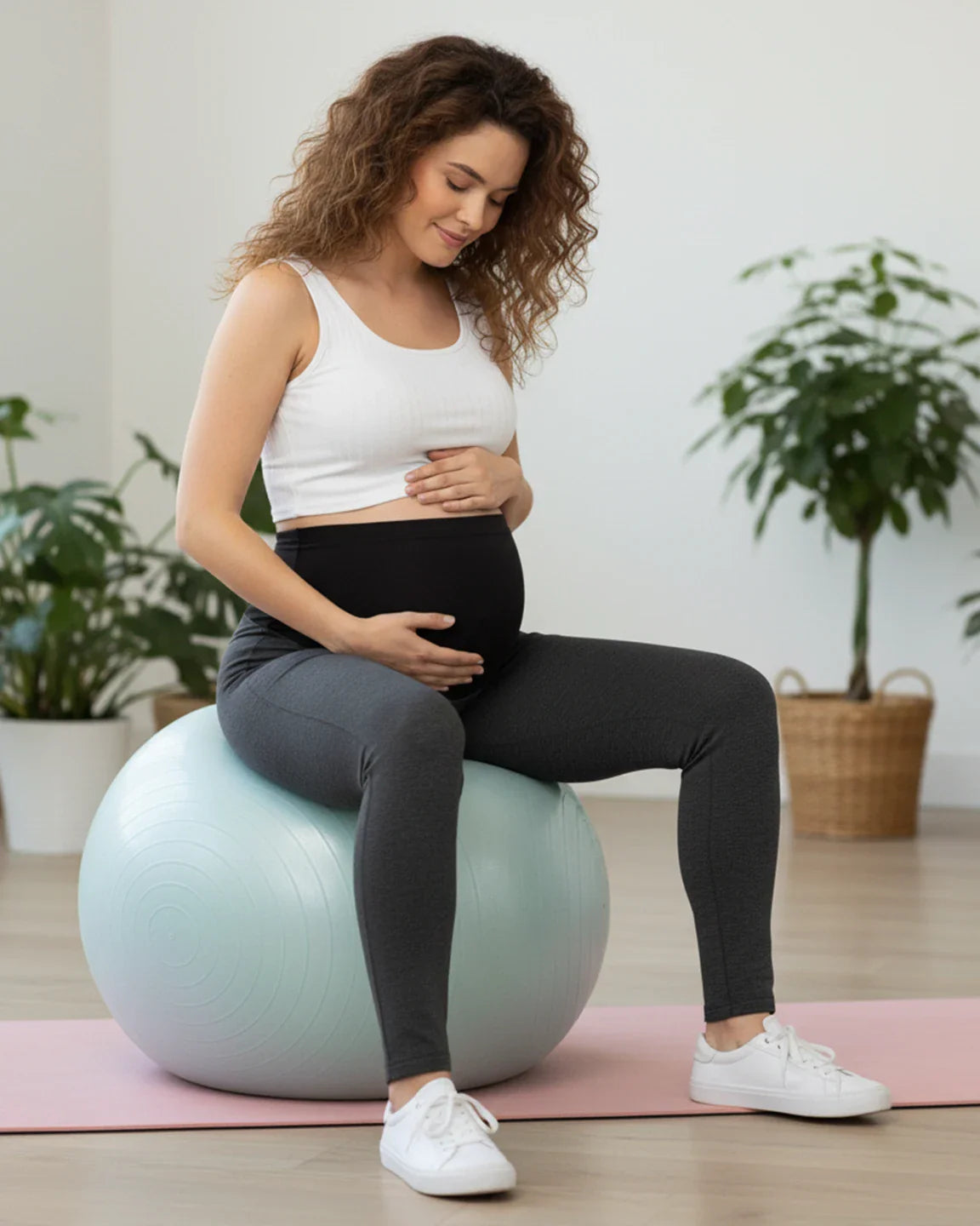 The Support Collection  Support Panel Slim-Fit Maternity Leggings