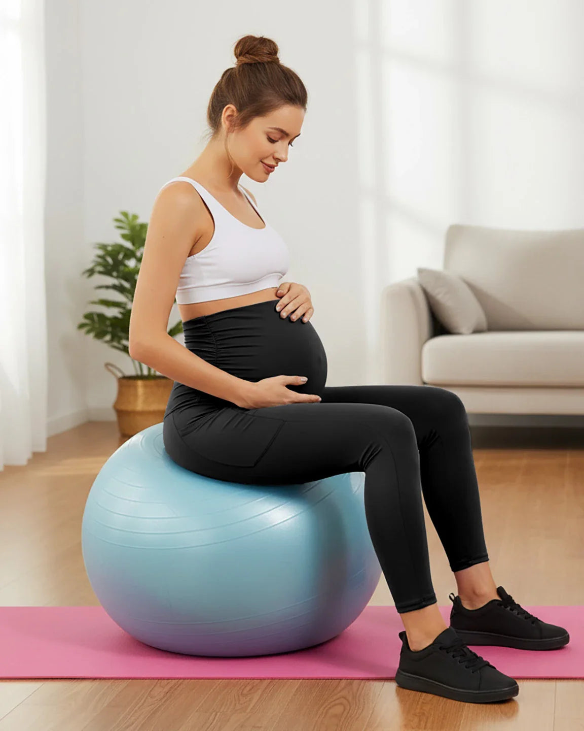 The Support Collection  High-Elastic Support Activewear Maternity Leggings