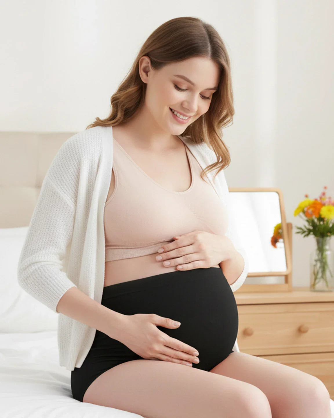 Bump Society – The Comfort Collection: Soft Seamless High Waist Maternity Panties