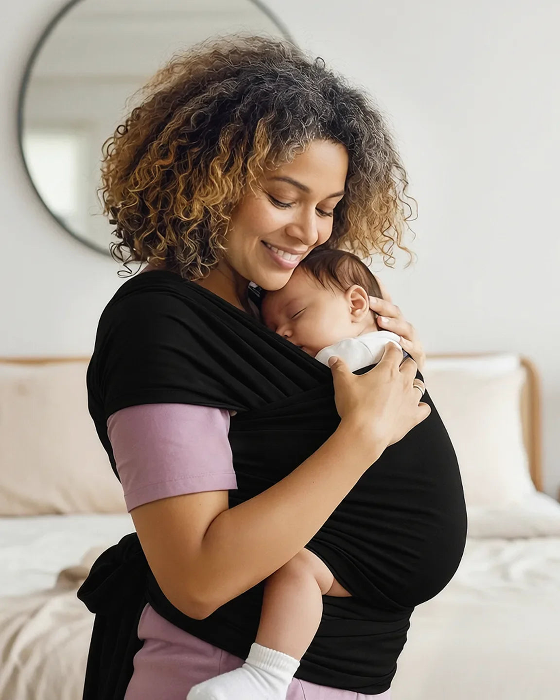 Bump Society – The Comfort Collection: Skin-to-Skin Adjustable Baby Wrap Carrier