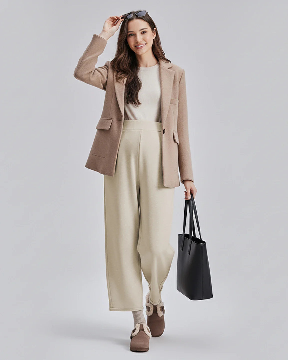 Bump Society – The Comfort Collection: Drawstring Straight Leg Maternity Pants
