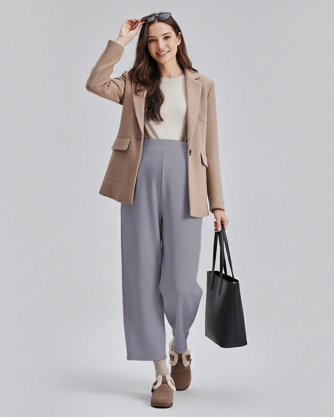 Bump Society – The Comfort Collection: Drawstring Straight Leg Maternity Pants