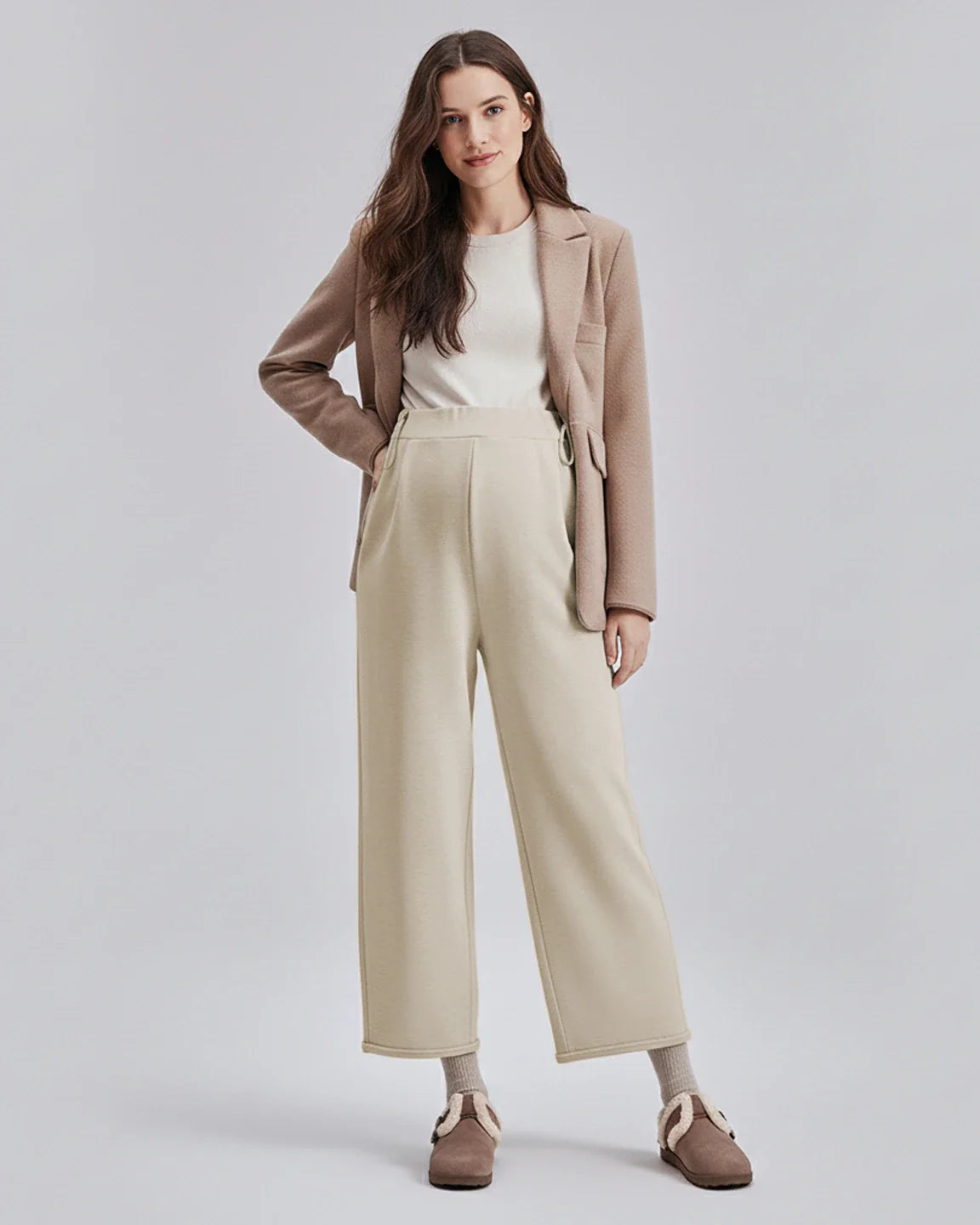 Bump Society – The Comfort Collection: Drawstring Straight Leg Maternity Pants