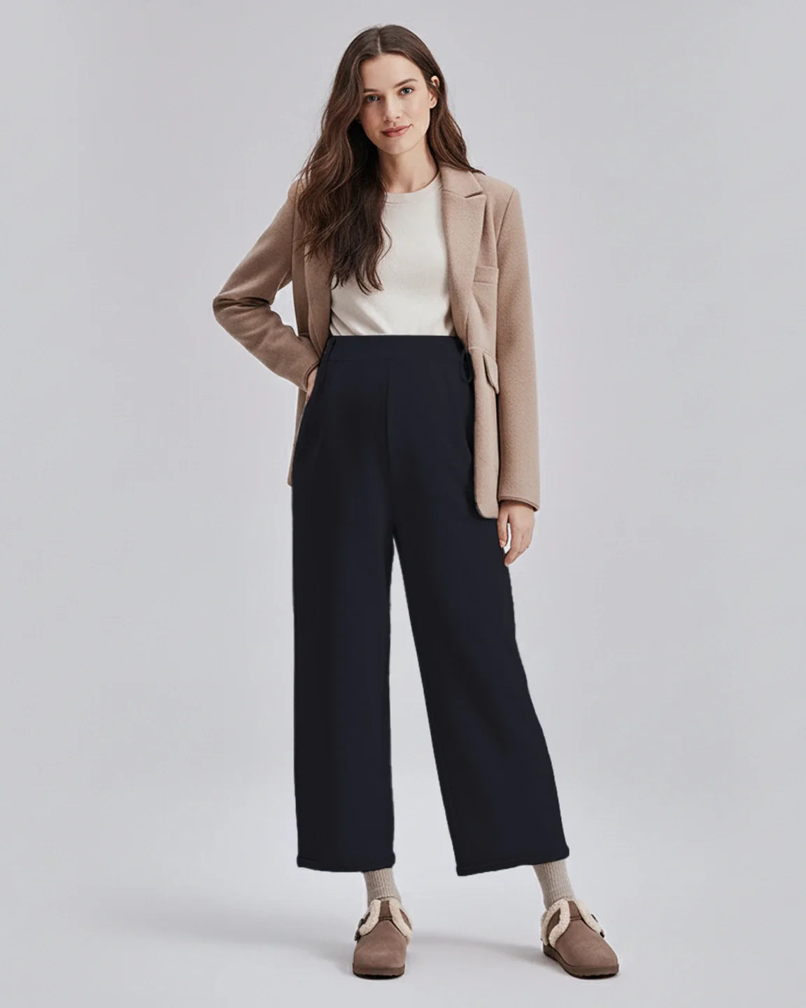 Bump Society – The Comfort Collection: Drawstring Straight Leg Maternity Pants