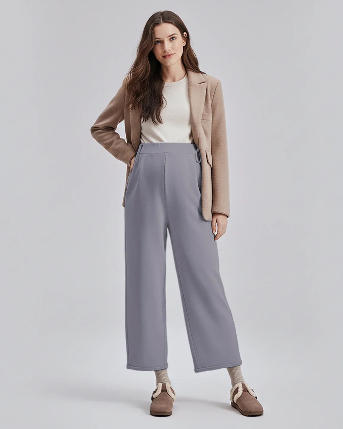 Bump Society – The Comfort Collection: Drawstring Straight Leg Maternity Pants