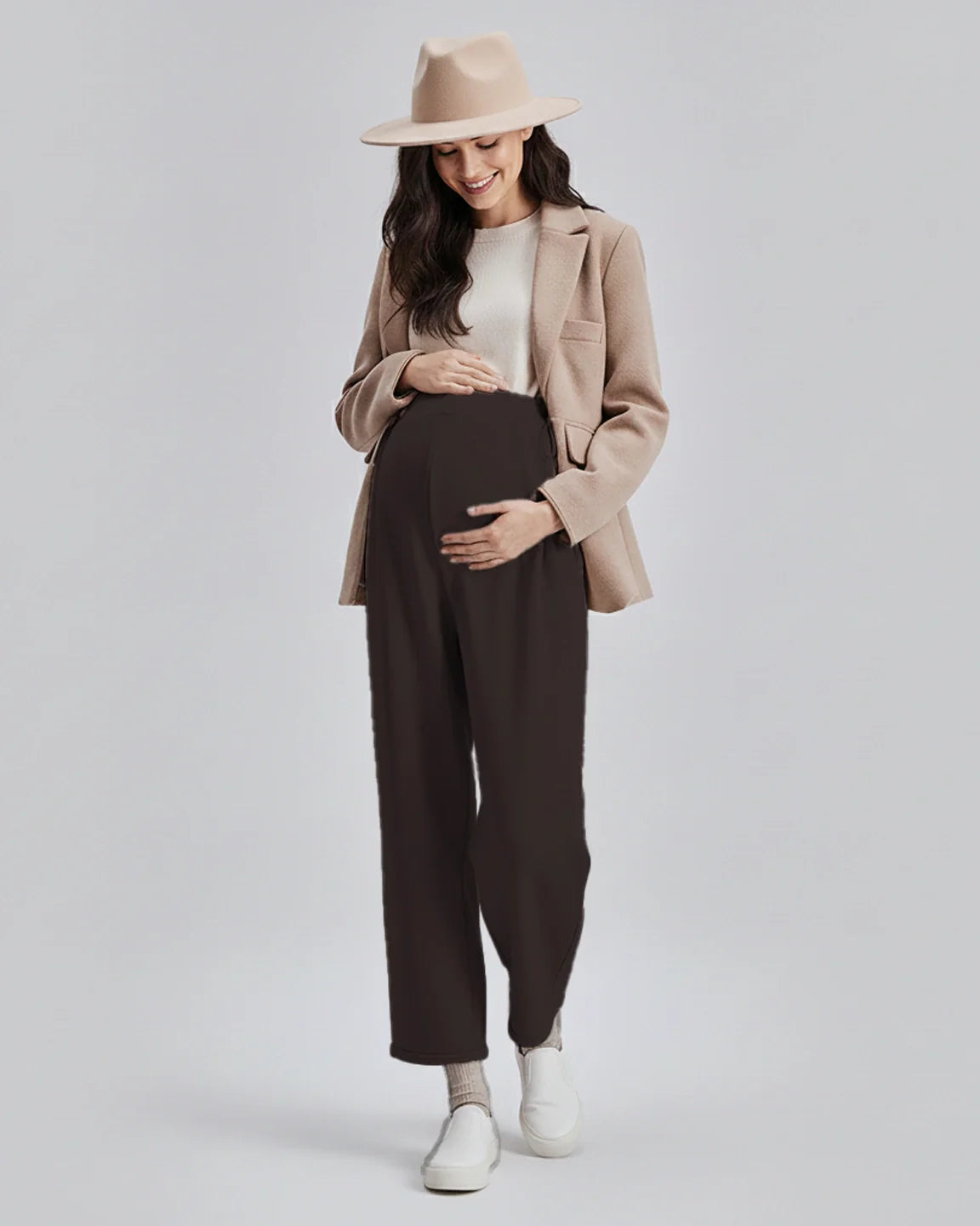 Bump Society – The Comfort Collection: Drawstring Straight Leg Maternity Pants