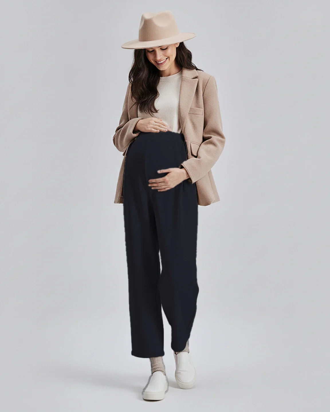 Bump Society – The Comfort Collection: Drawstring Straight Leg Maternity Pants