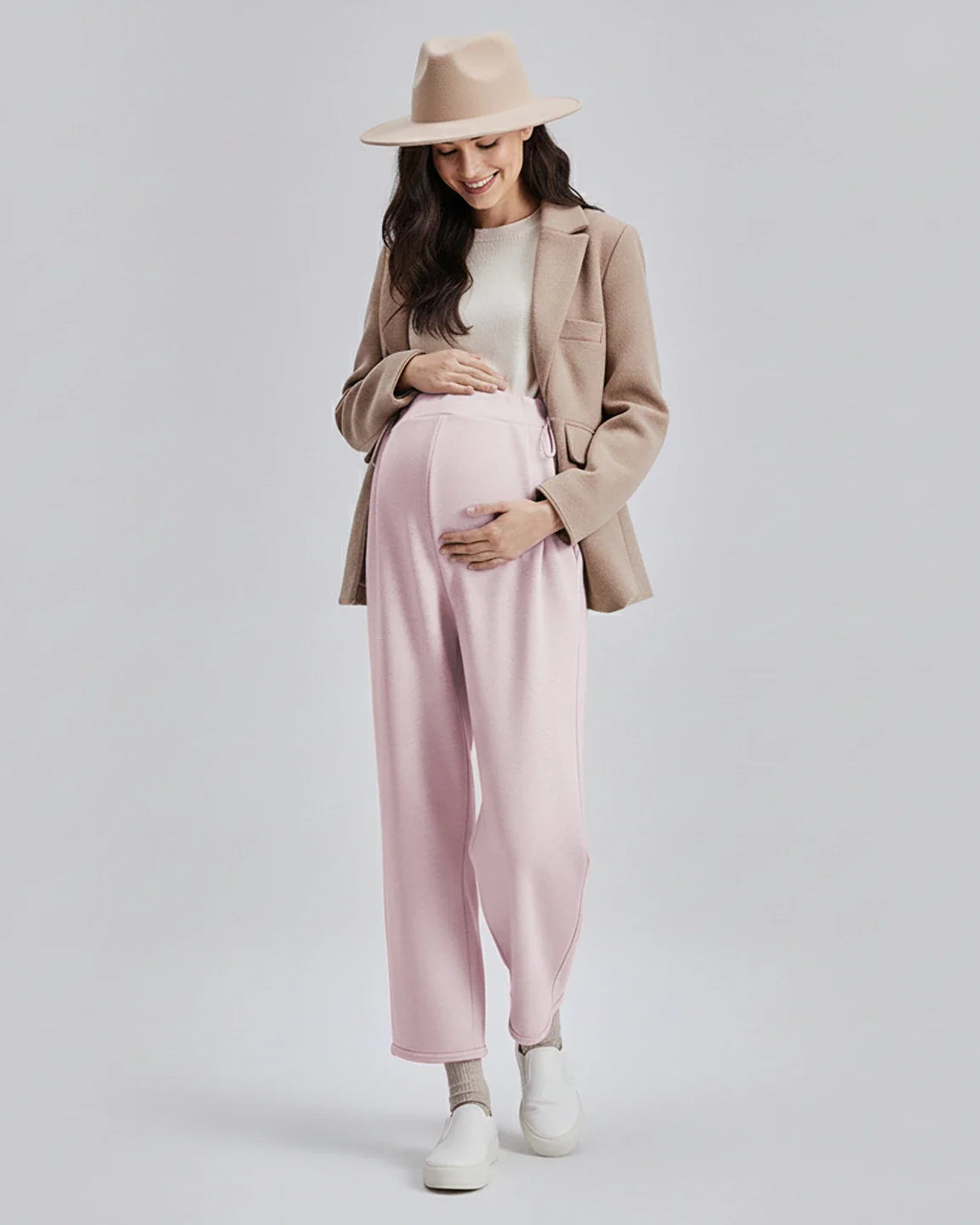 Bump Society – The Comfort Collection: Drawstring Straight Leg Maternity Pants