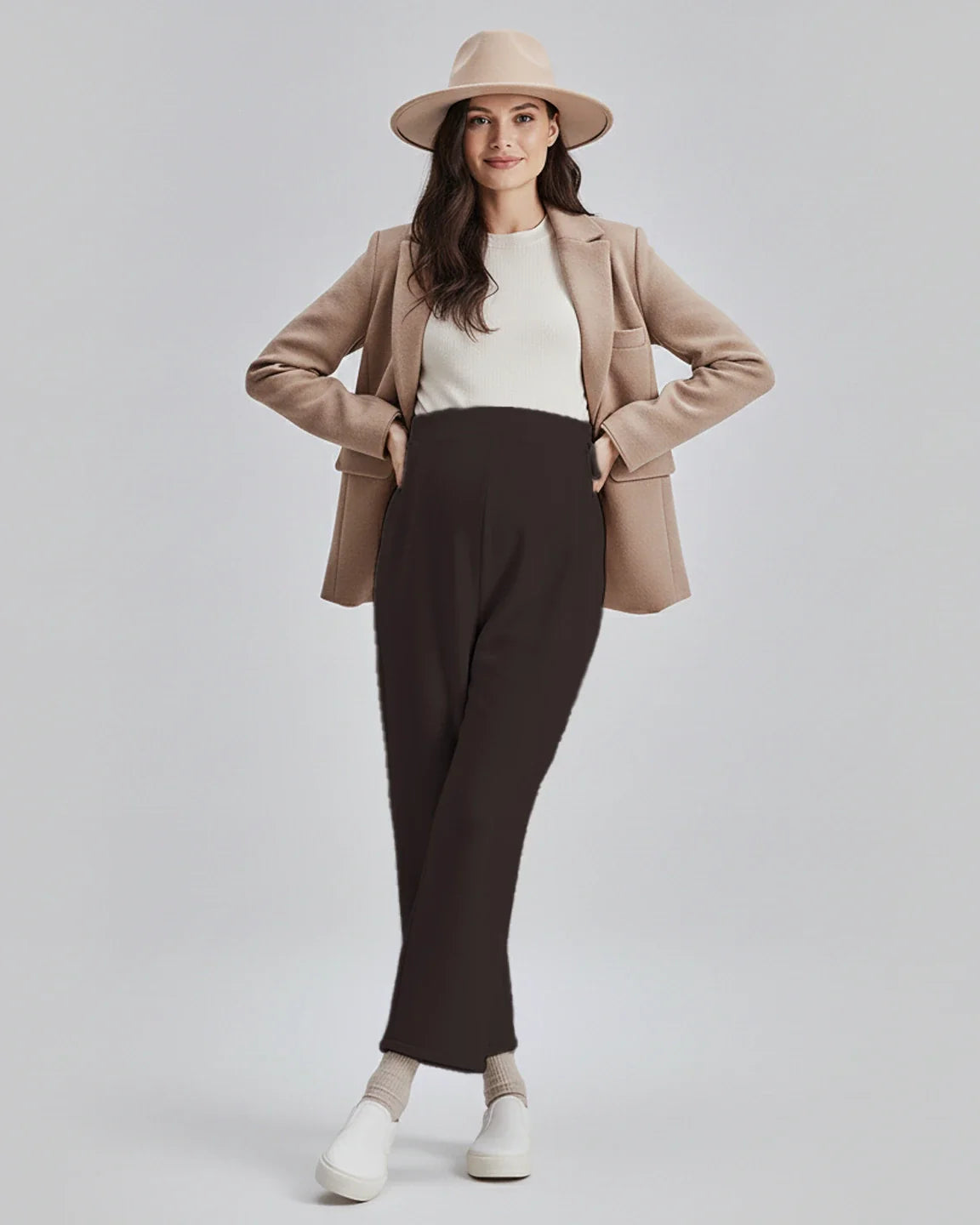 Bump Society – The Comfort Collection: Drawstring Straight Leg Maternity Pants