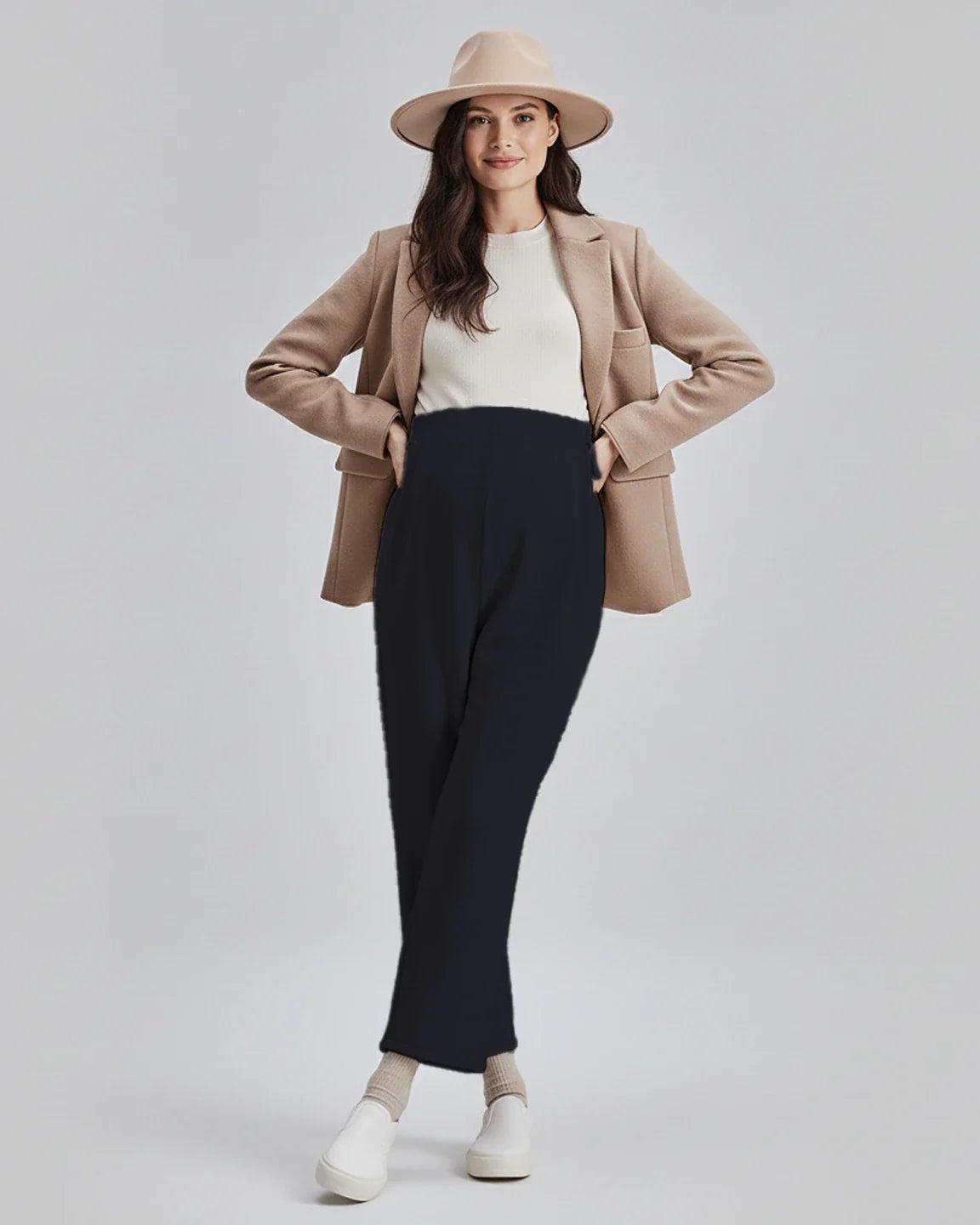 Bump Society – The Comfort Collection: Drawstring Straight Leg Maternity Pants