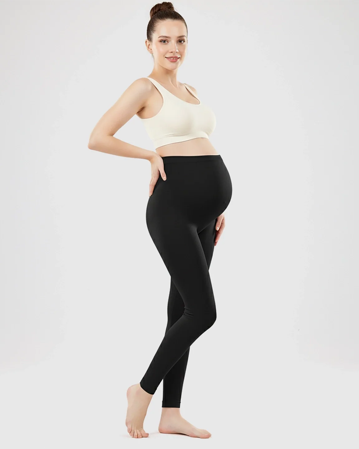 Bump Society – The Comfort Collection: Olivra Seamless High-Waist Maternity Leggings