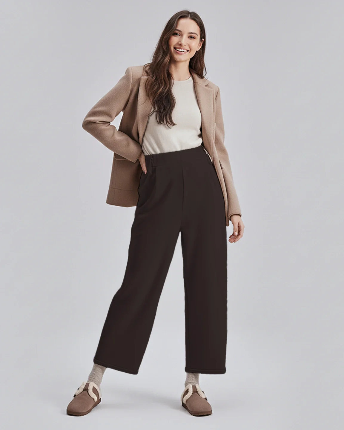 Bump Society – The Comfort Collection: Drawstring Straight Leg Maternity Pants