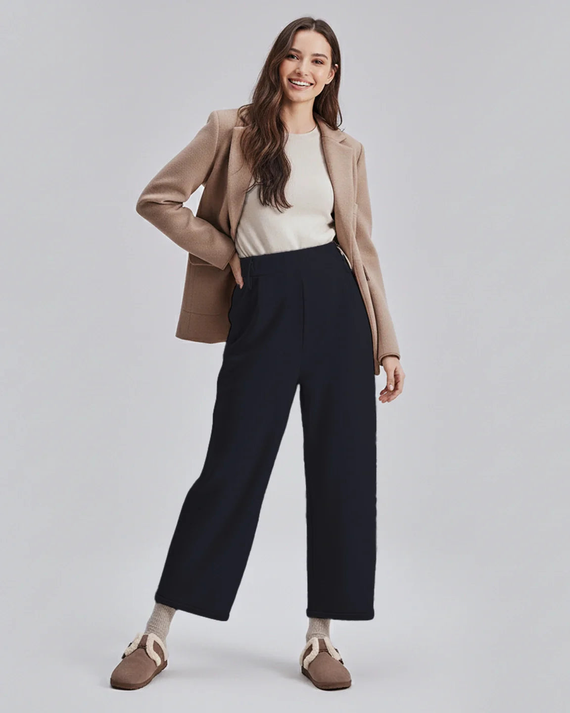 Bump Society – The Comfort Collection: Drawstring Straight Leg Maternity Pants
