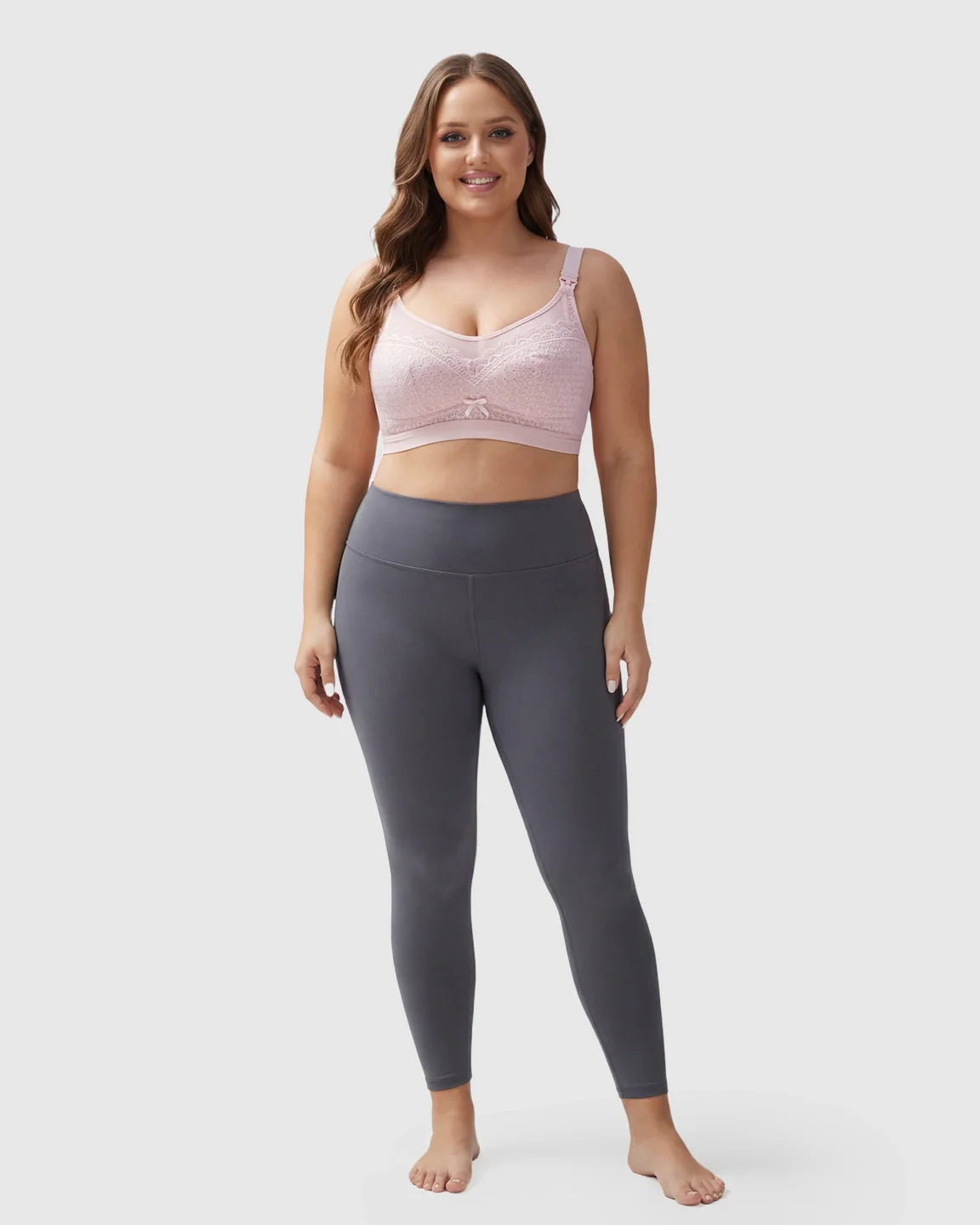 Bump Society – The Nursing Collection: Clip-Down Lace Nursing Bra