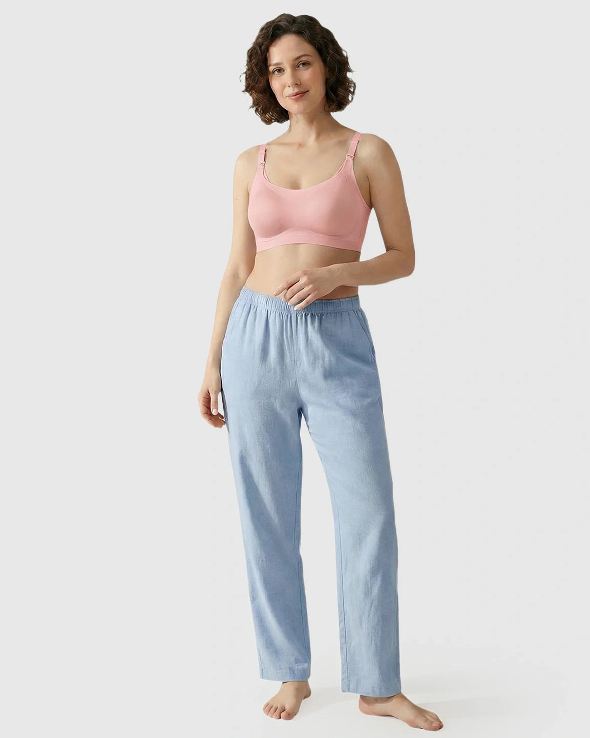 Bump Society – The Nursing Collection: Seamless Ice Silk Ultra-Thin Nursing Bra