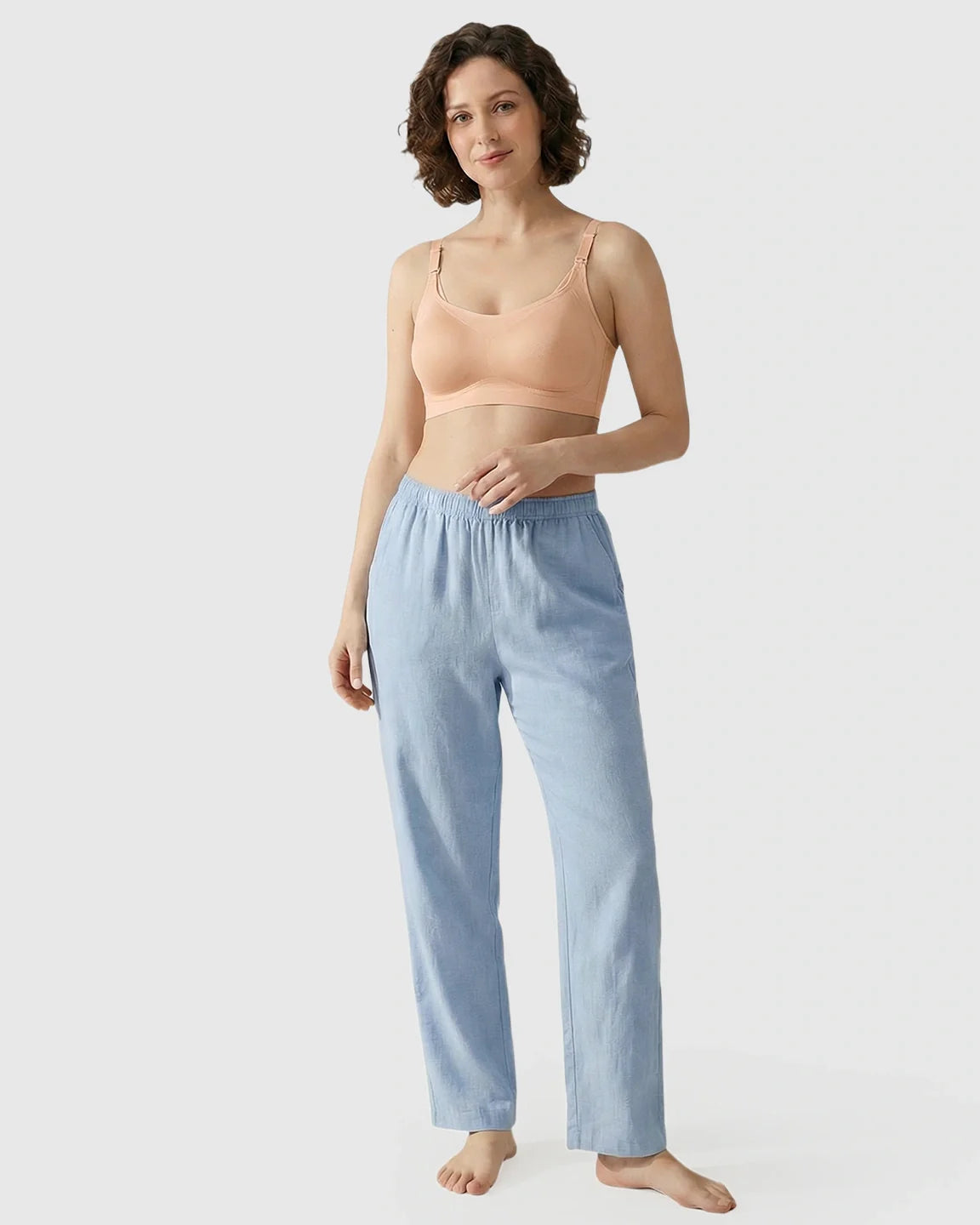 Bump Society – The Nursing Collection: Seamless Ice Silk Ultra-Thin Nursing Bra
